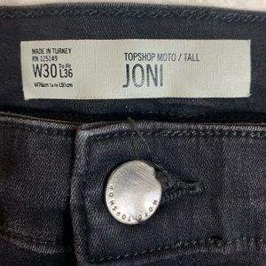 TopShop High Waisted Ripped Skinny Jeans